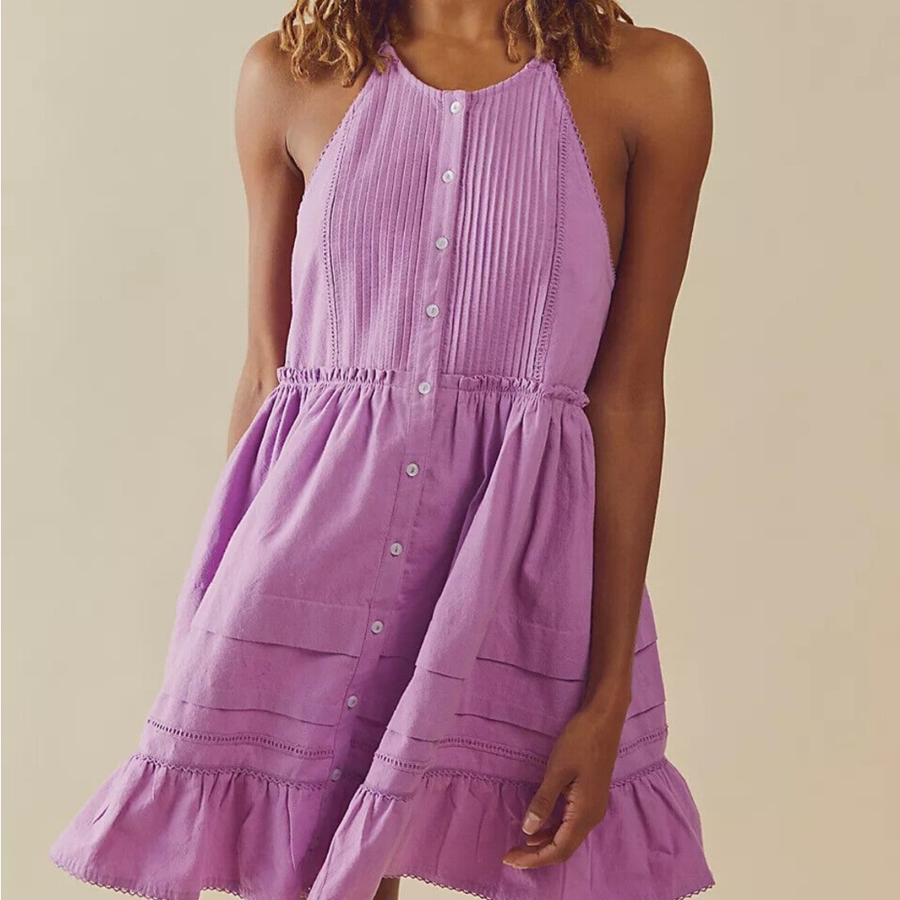 NWOT Desert Days stripe mini dress by Free People in size XS